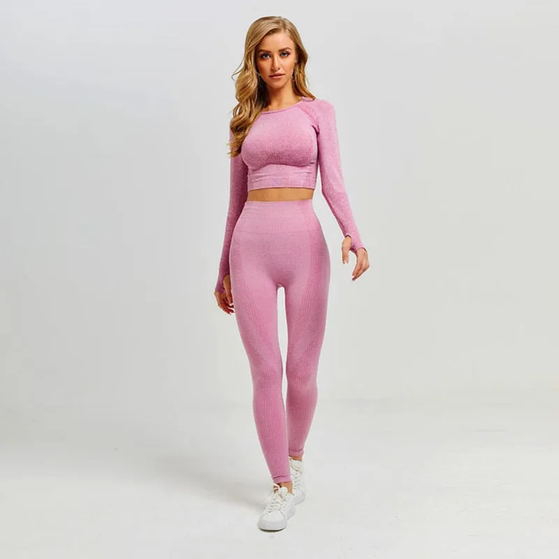 2pcs/set Vital Women Sport Suit Yoga Set Gym