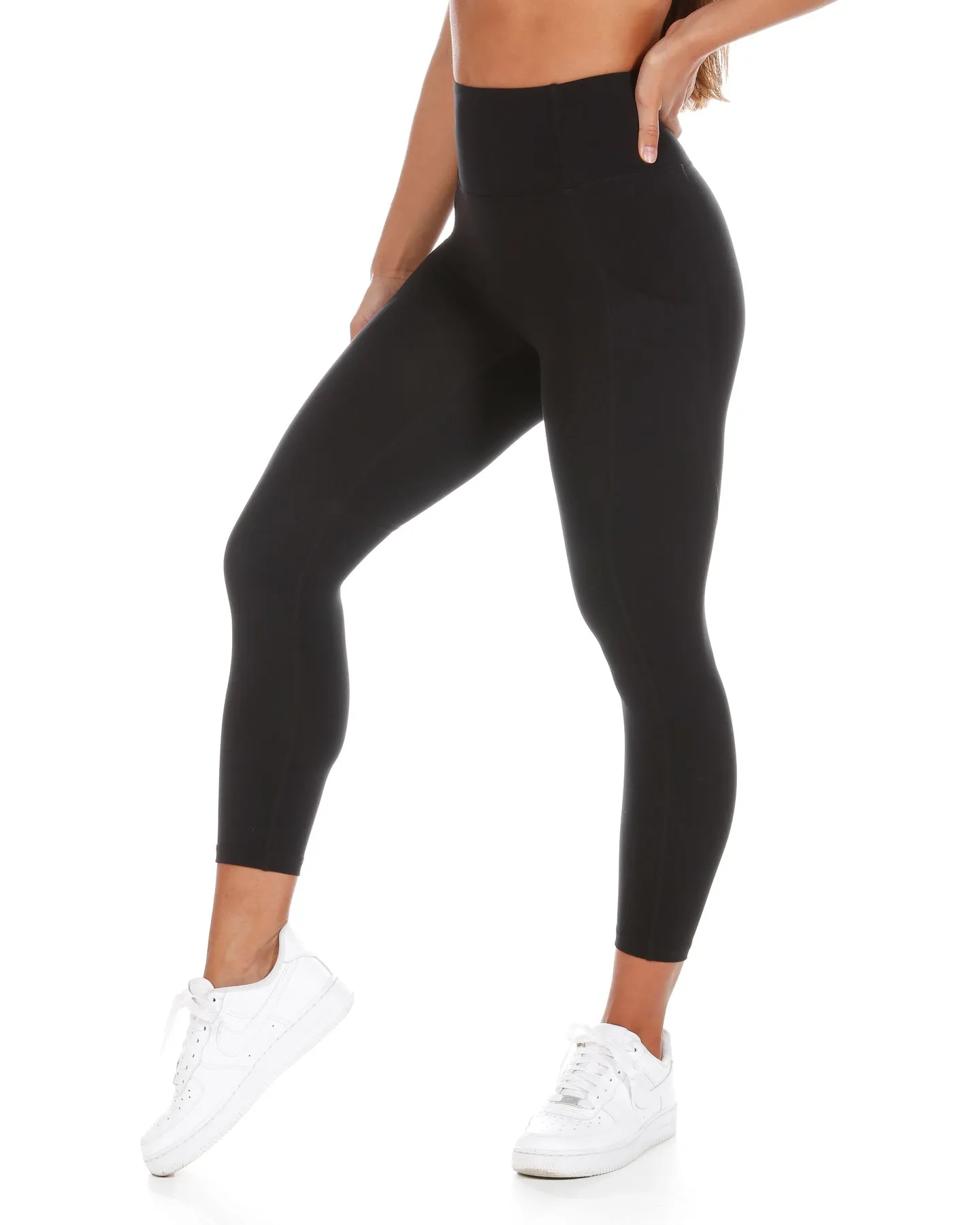 7/8 Aura Ascend Leggings - Black