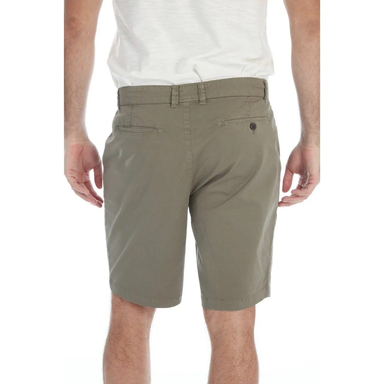 Adan Twill Shorts Military Green