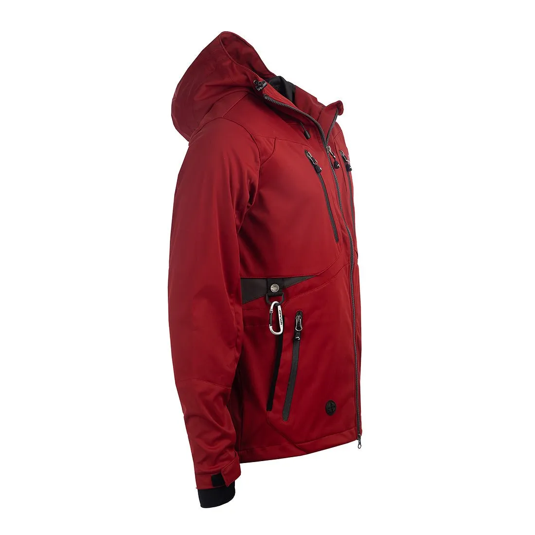 AKKA Men Softshell Jacket  (Dark Red)