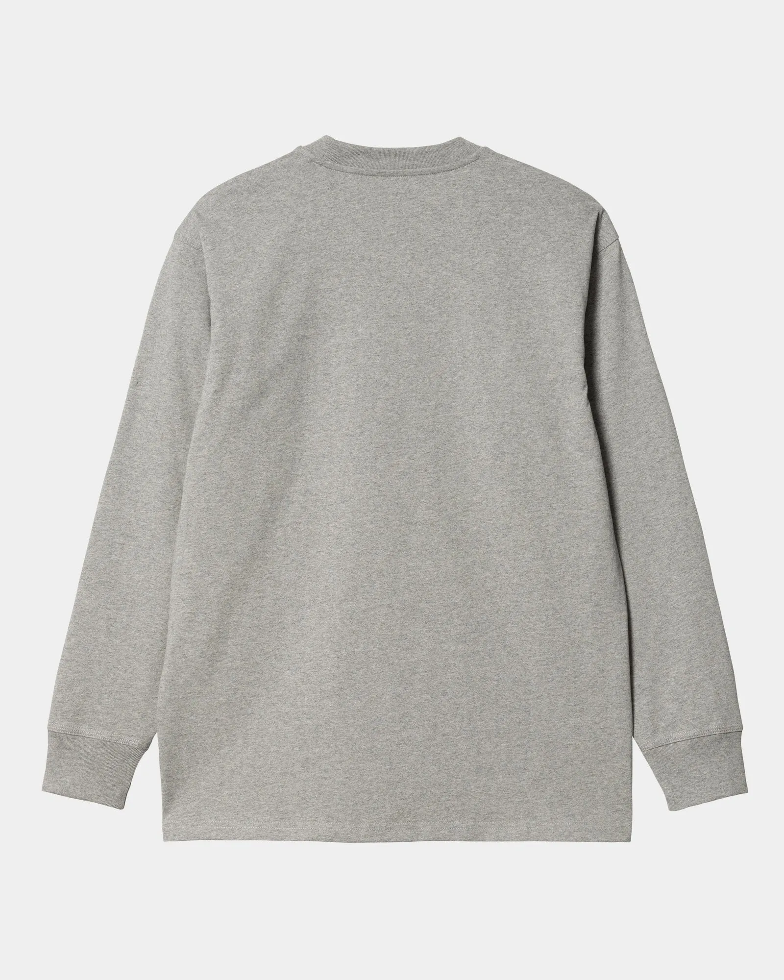 American Script Long Sleeve T-Shirt | Grey Heather