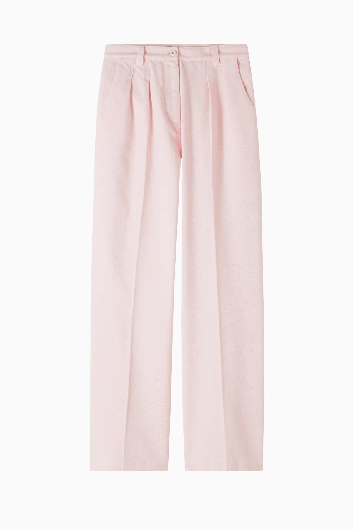 A.P.C. Tressie Organic Cotton Pant - Pale Pink