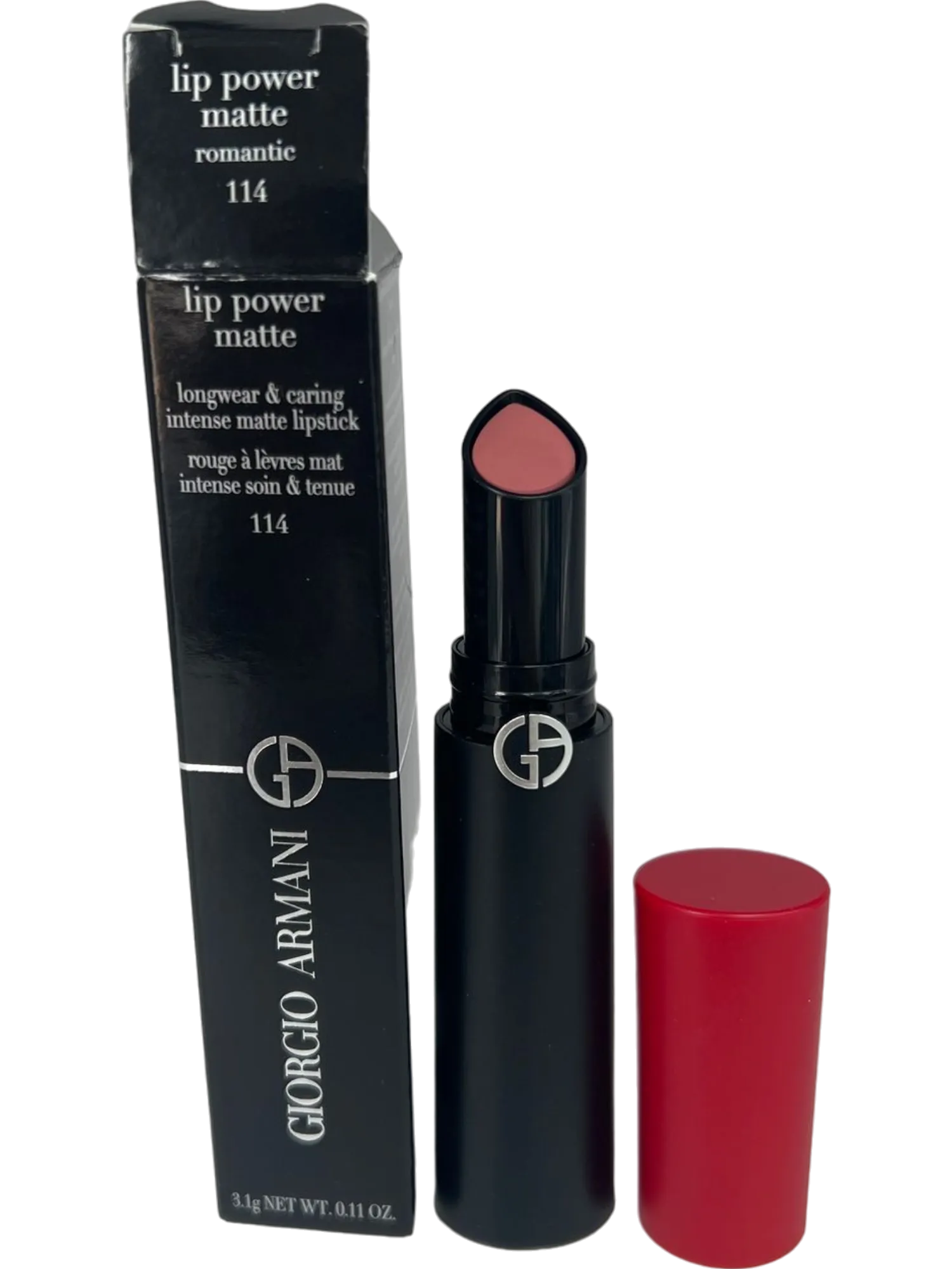 Armani Lip Power Matte - Colour 114 Romantic Rosy Nude