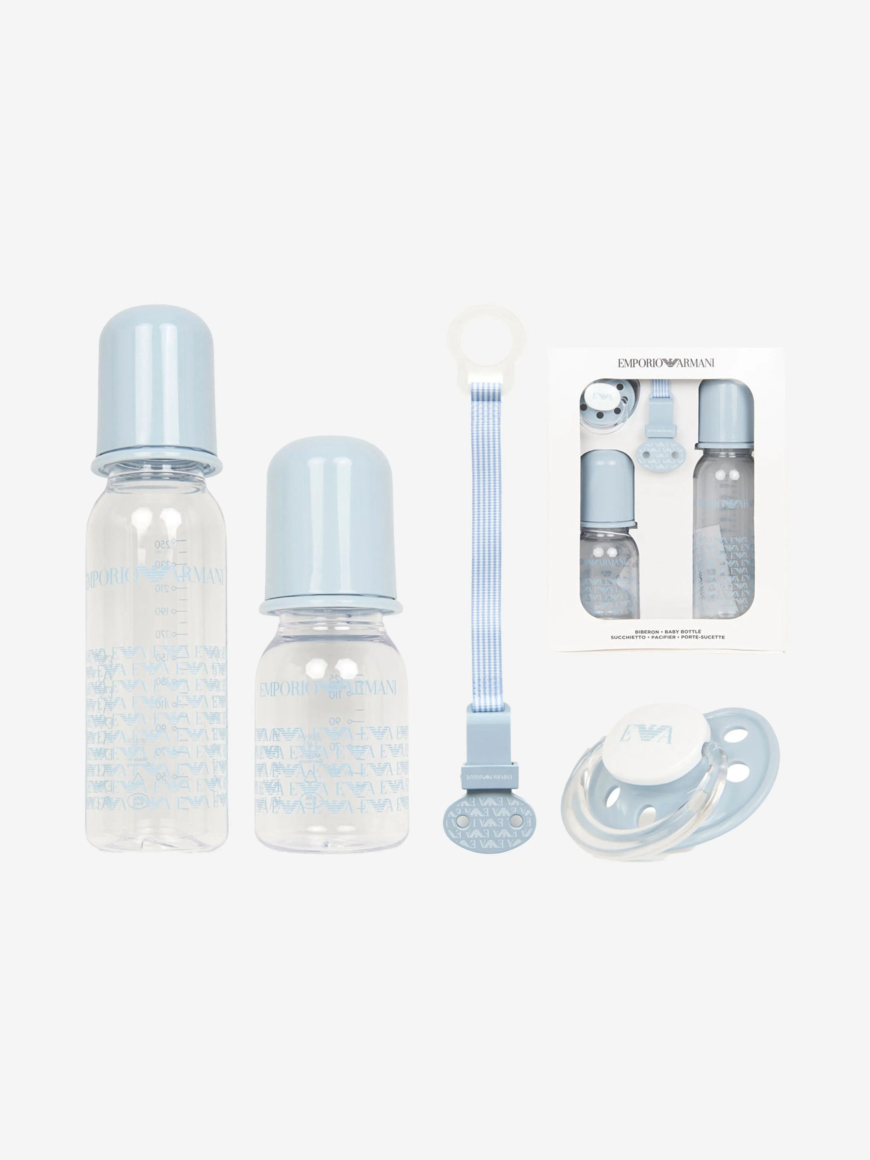 Baby Boys Bottles & Dummy Set