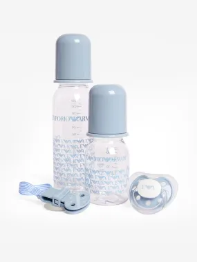 Baby Boys Bottles & Dummy Set