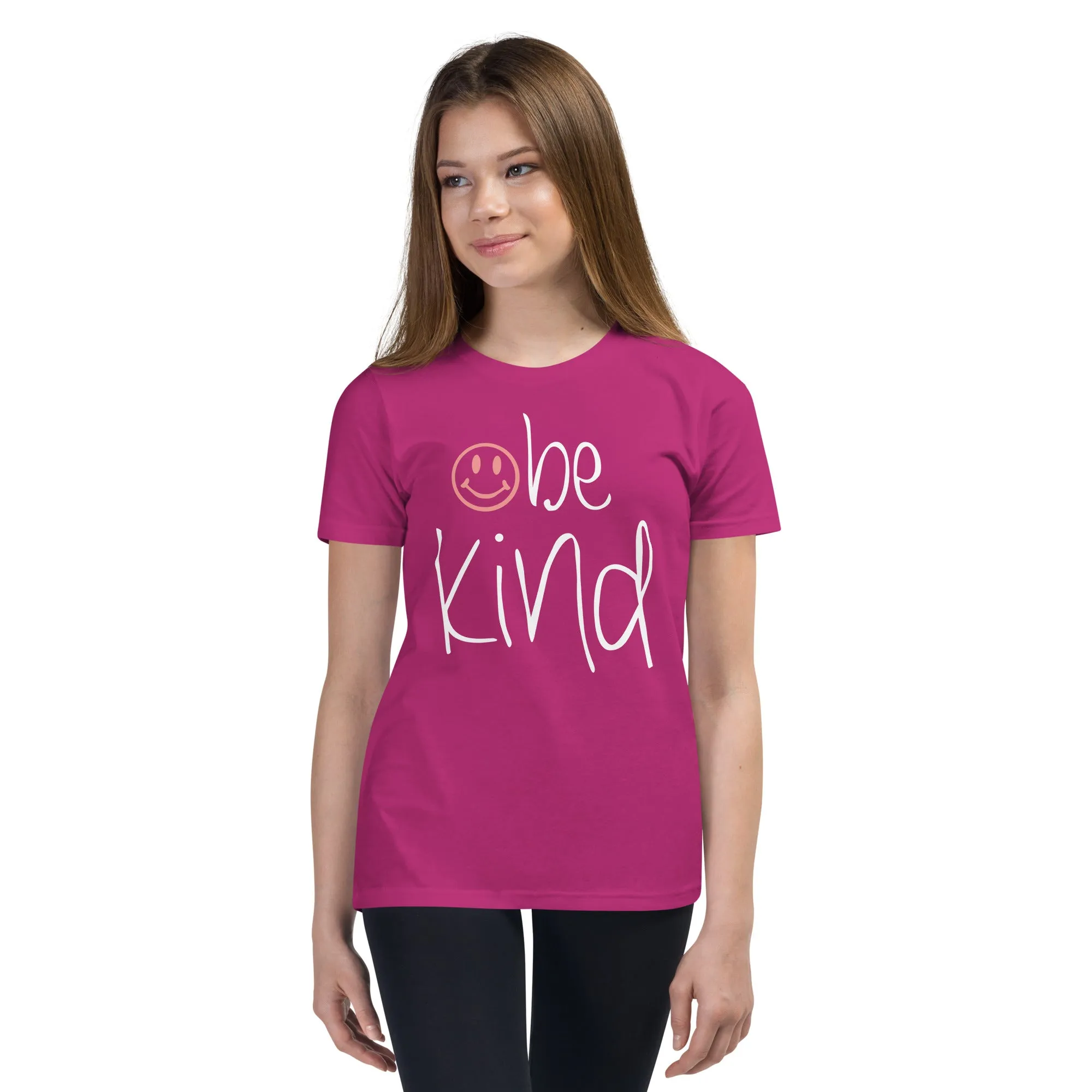 be kind Smile Youth Short Sleeve T-Shirt