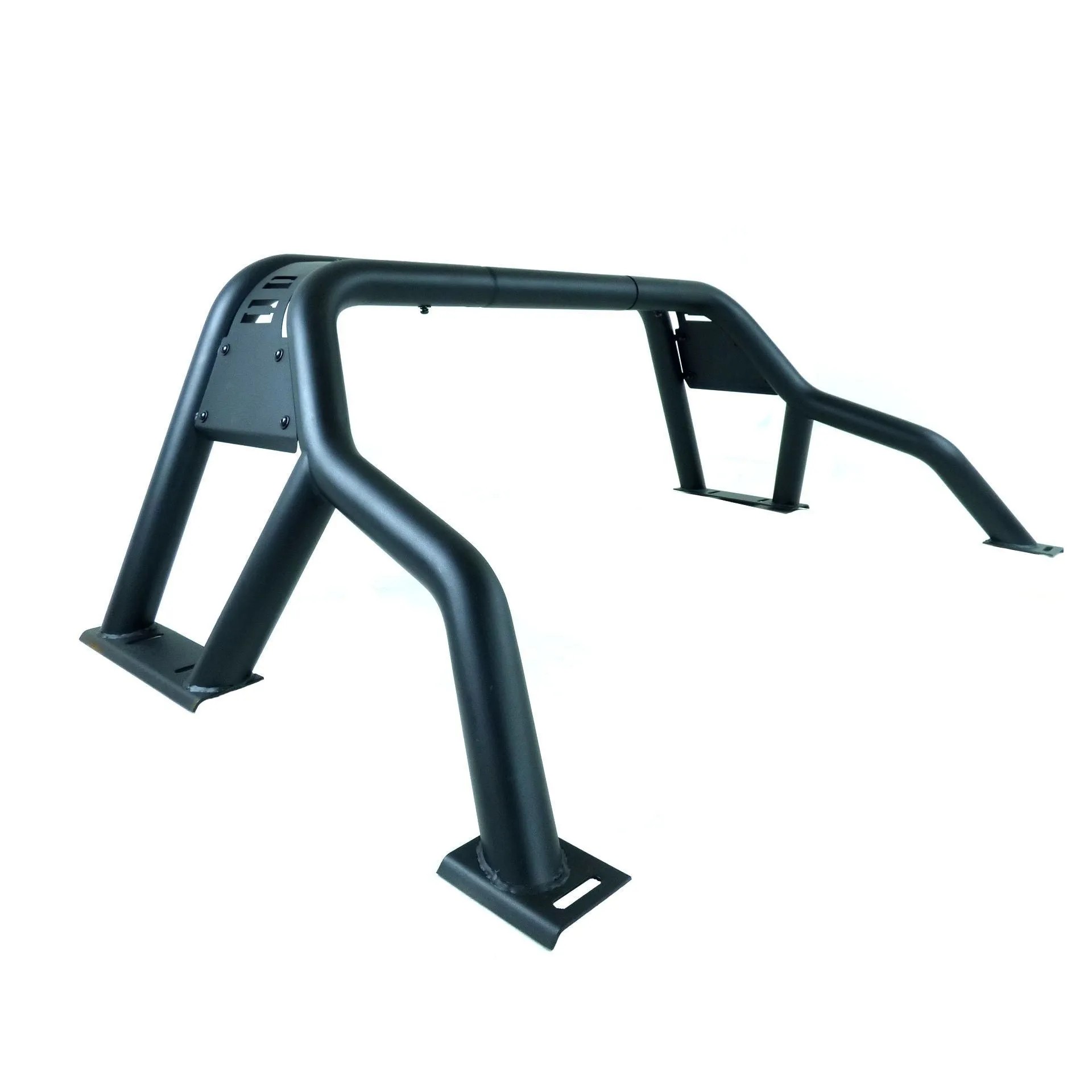 Black SUS201 Short Arm Roll Sports Bar for the Isuzu D-Max 2012-2020