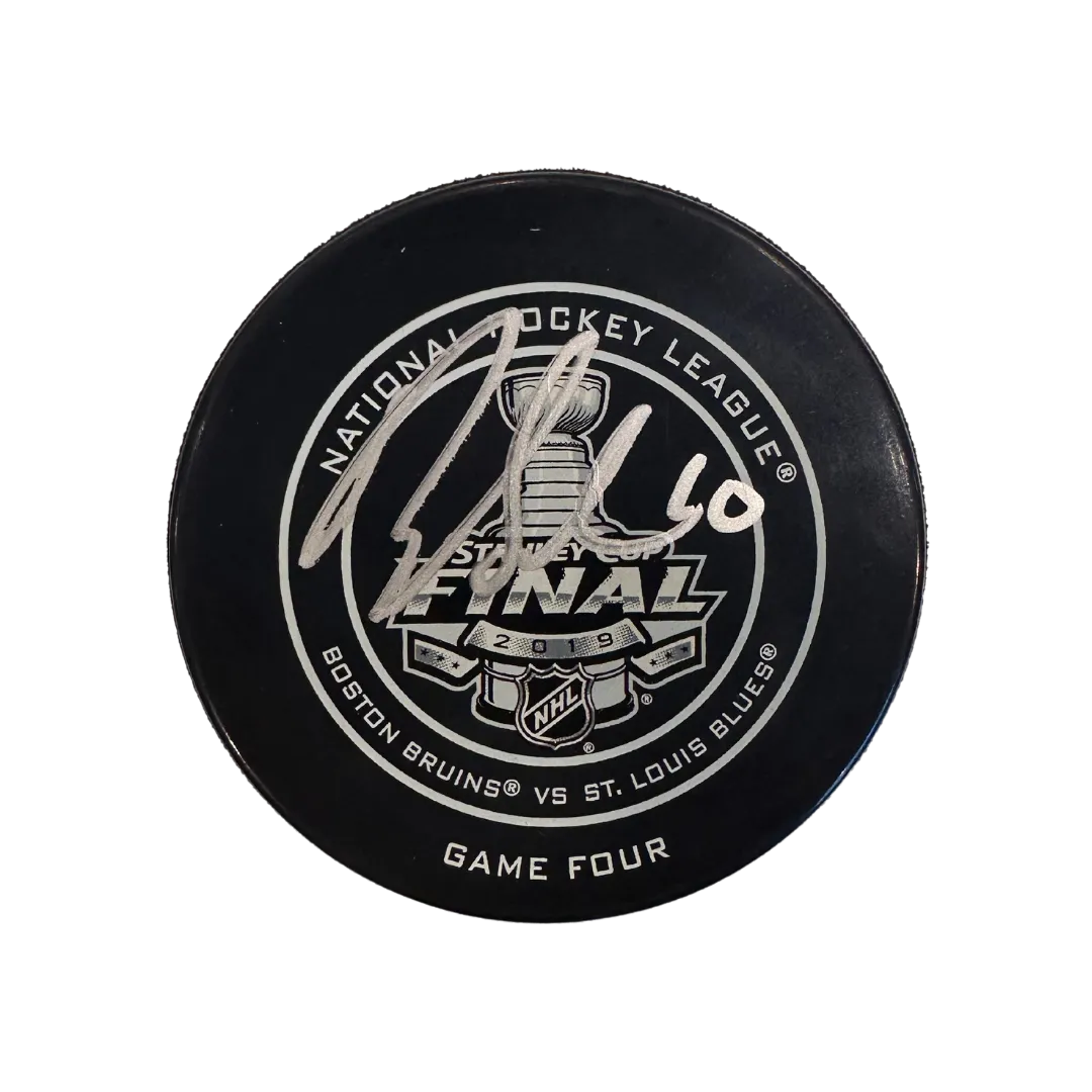 Brayden Schenn St Louis Blues Autographed 2019 Stanley Cup Final Game 4 Official Game Puck - JSA COA