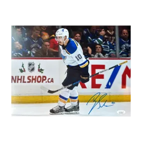 Brayden Schenn St Louis Blues Autographed Scream 11x14 Photo - JSA COA