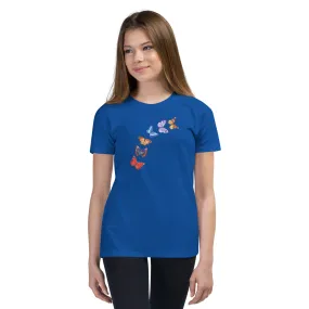 Butterflies in Flight Youth Short Sleeve T-Shirt (Several Colors Available)