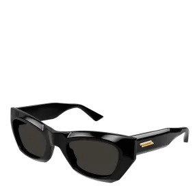 BV 1251S Angular Sunglasses, Black (G)