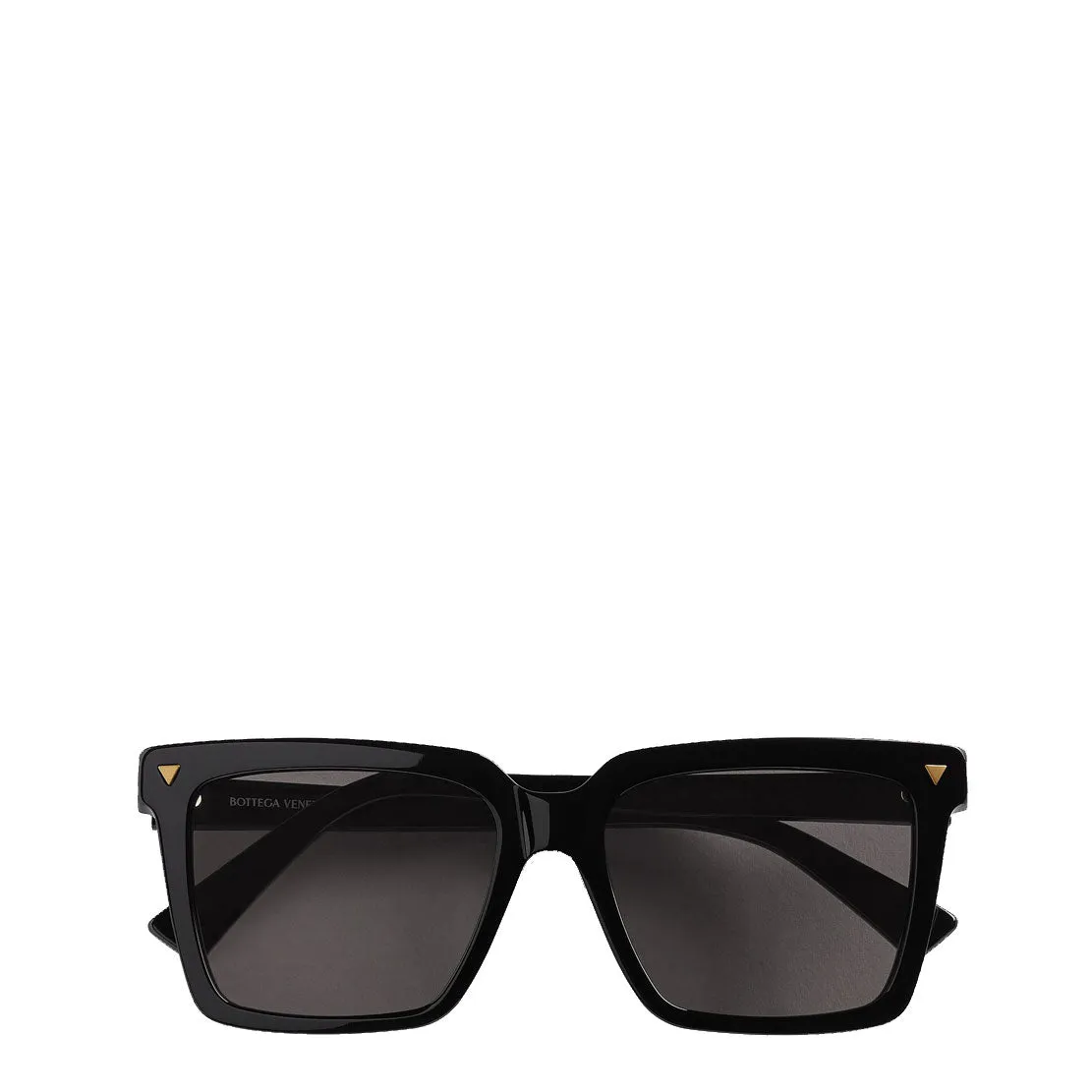 BV 1254S Acetate Square Sunglasses, Black