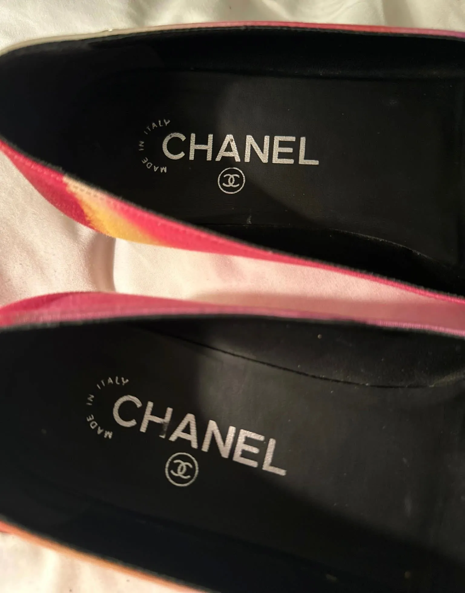 Chanel 15P 2015 Spring Water Color Flats EU 38C US 8.5 Wide