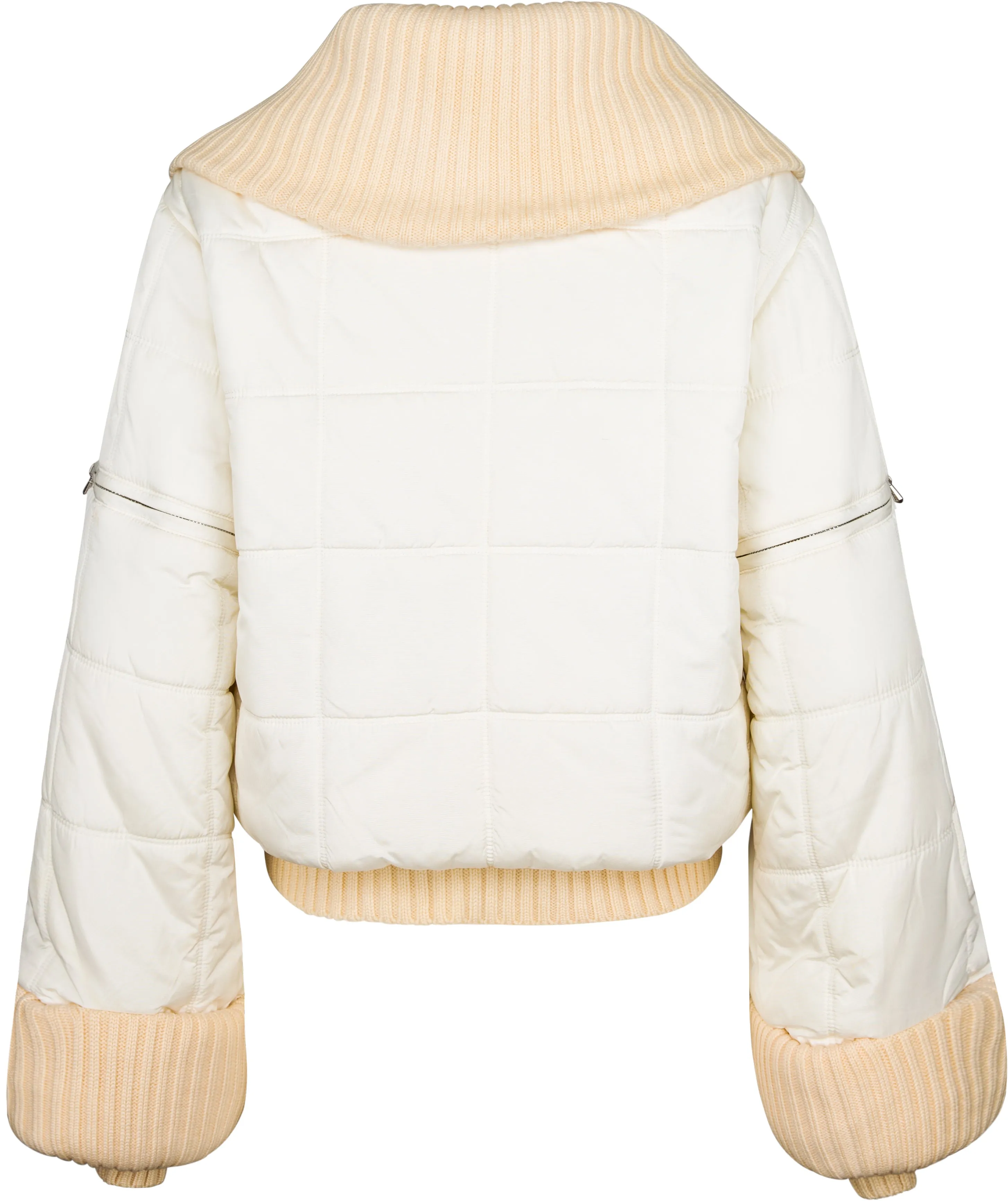 Chanel Fall 2000 Runway Convertible Logo Puffer Jacket