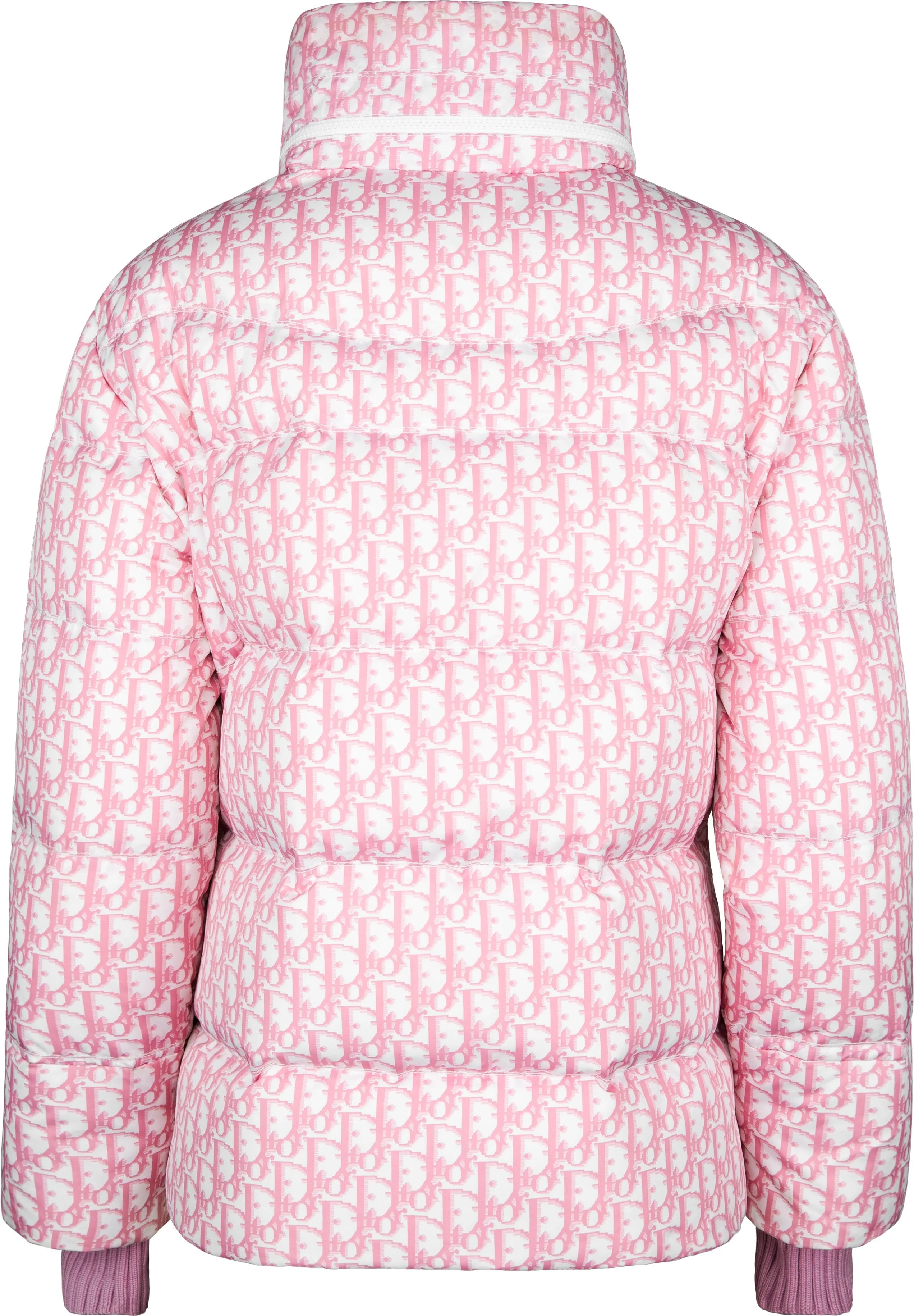 Christian Dior Fall 2003 Pink Diorissimo Puffer Jacket