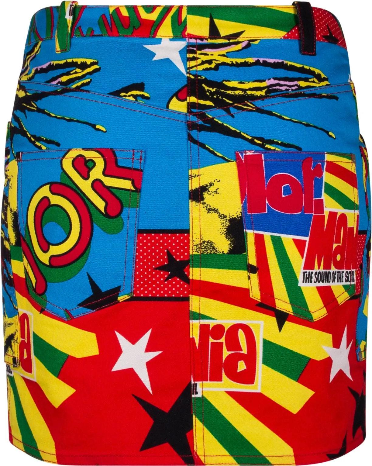 Christian Dior Multicolor Rasta Mania Skirt