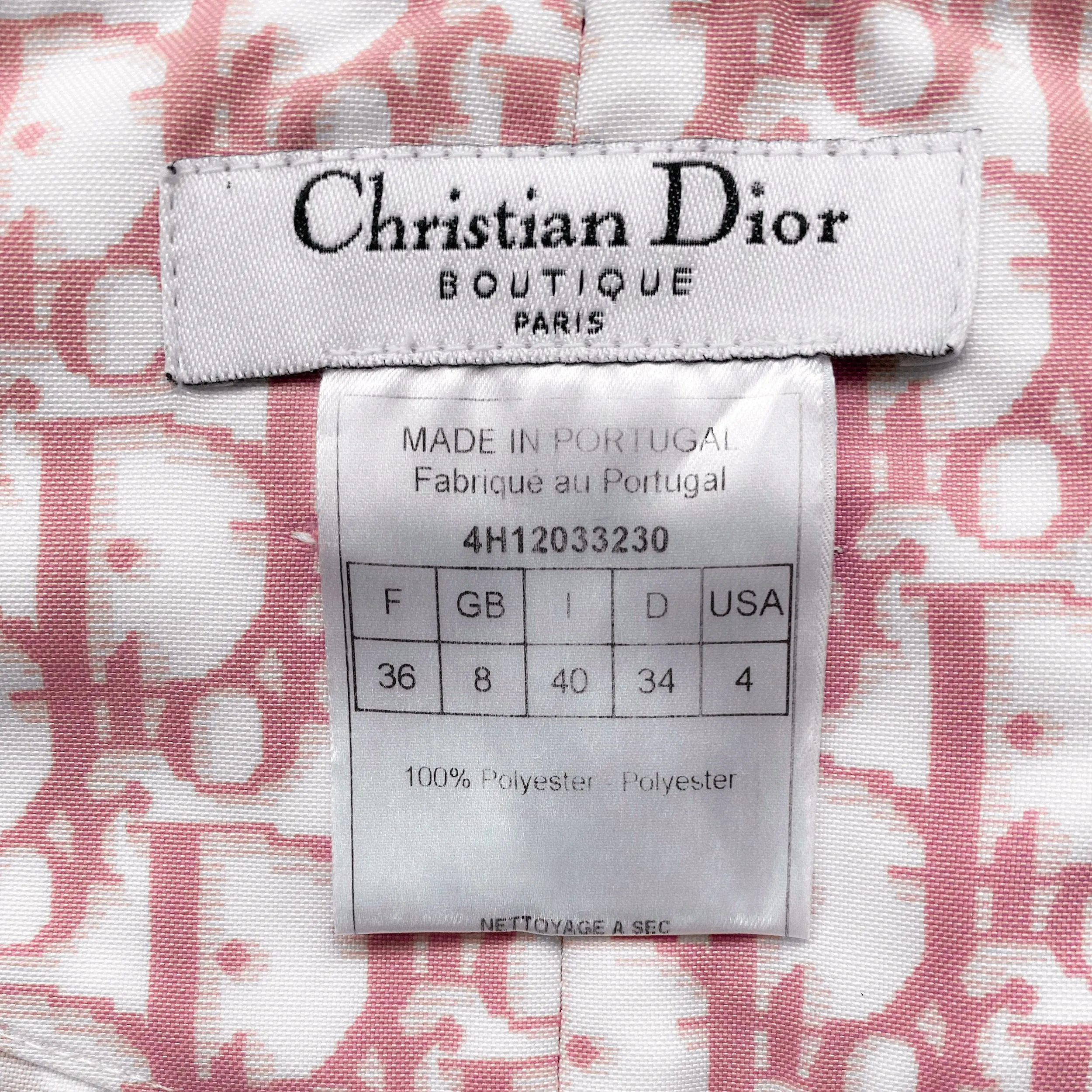 Christian Dior Spring 2004 Diorissimo Girly Mini Skirt