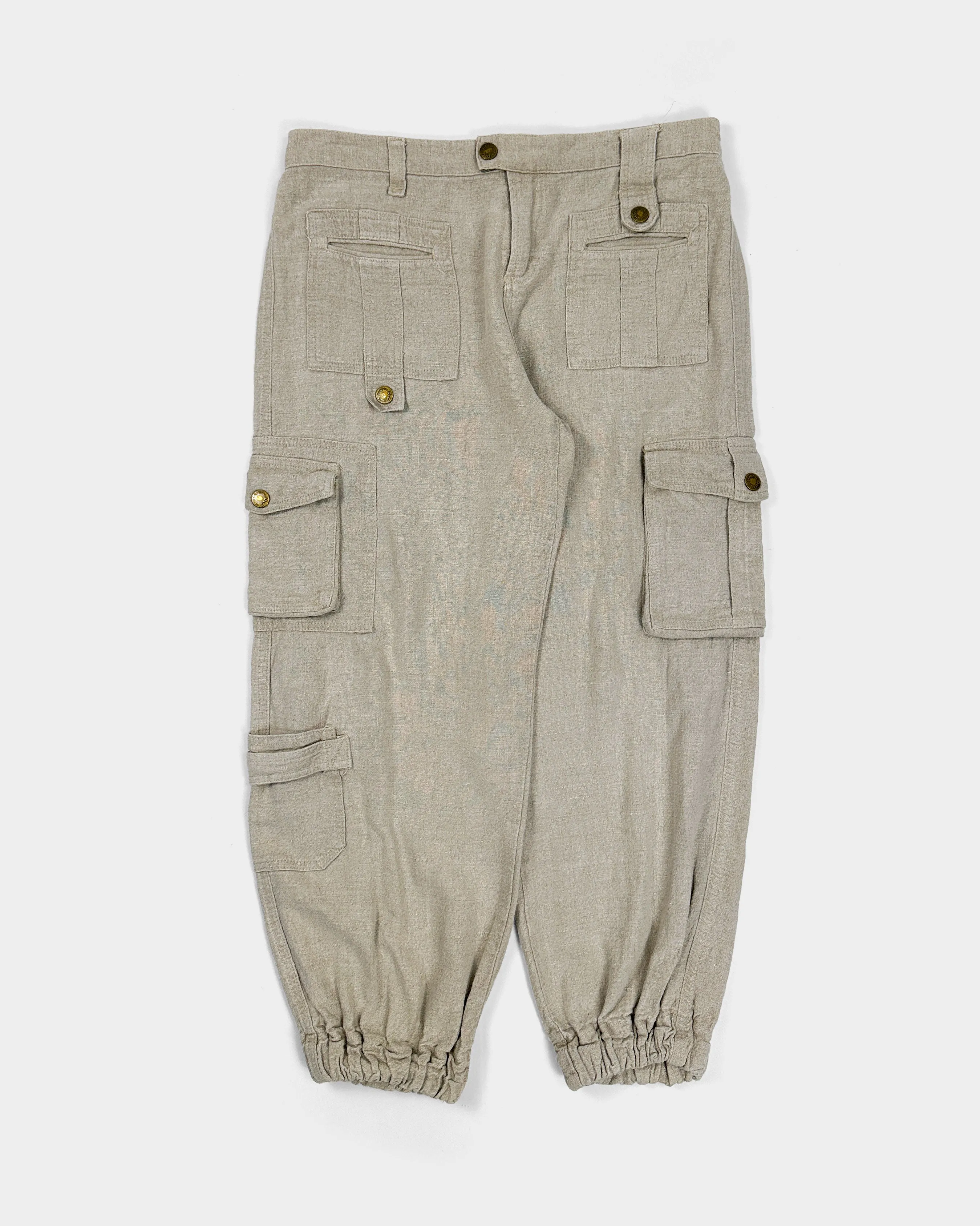 Dolce & Gabbana Hemp Jogger 3/4 Pants 1990's