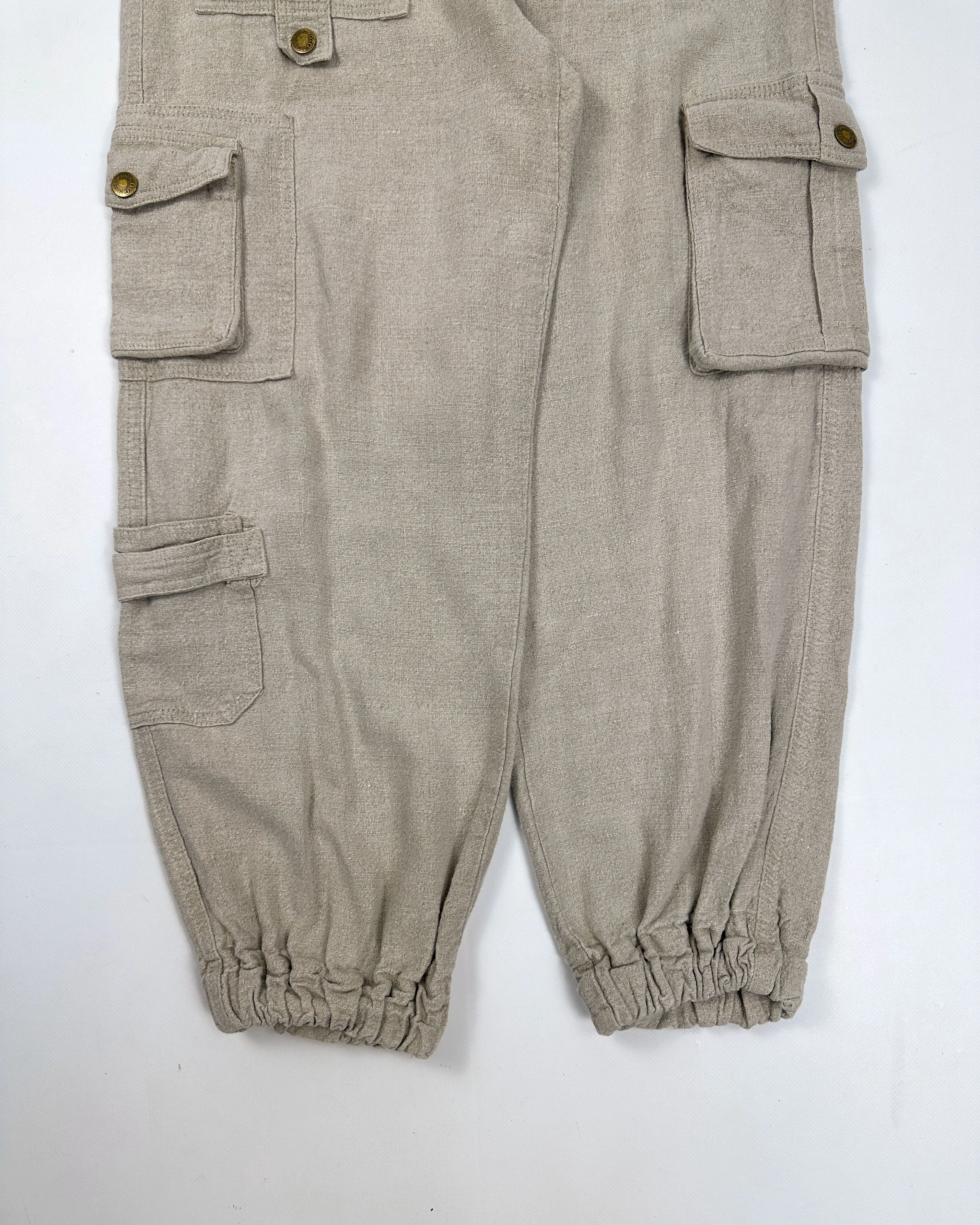 Dolce & Gabbana Hemp Jogger 3/4 Pants 1990's