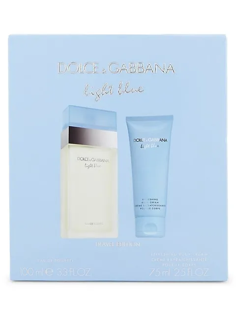 Dolce & Gabbana Light Blue 2pc Gift Set EDT 3.4 oz 100 ml Women