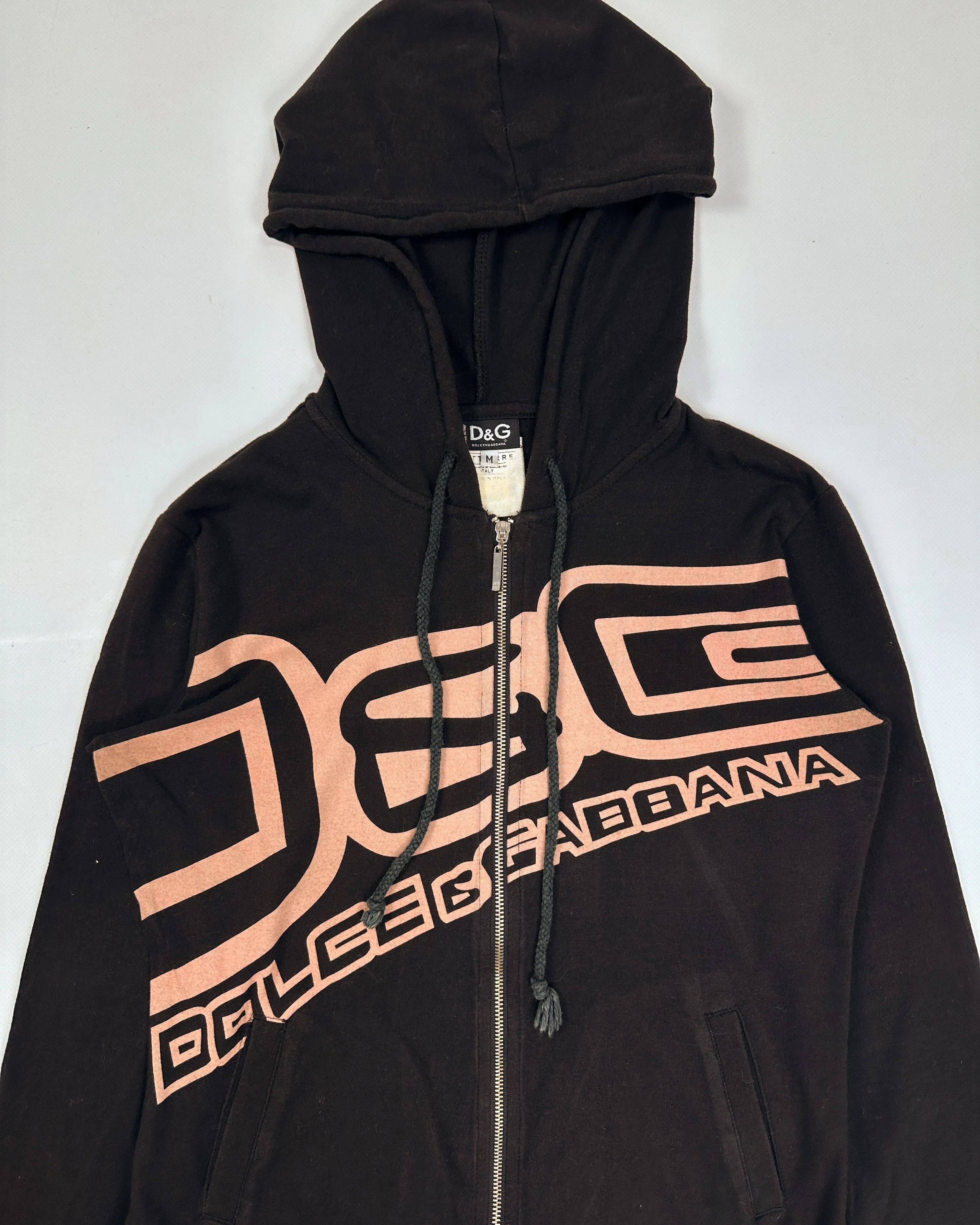 Dolce & Gabbana Logo Mini Zip Hoodie 2004