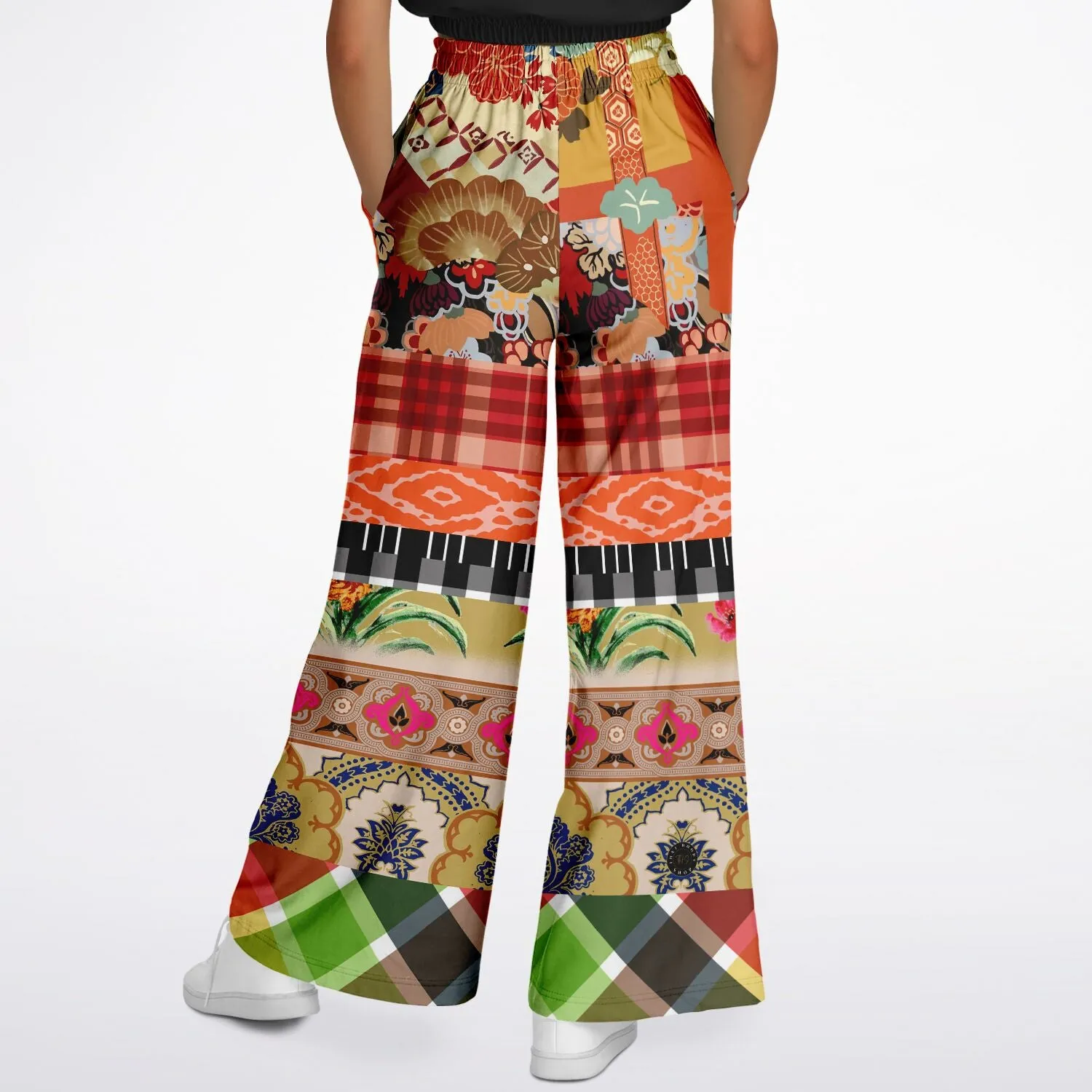 Flowers of Solvang Eco-Poly Stretchy Phat Bellbottoms