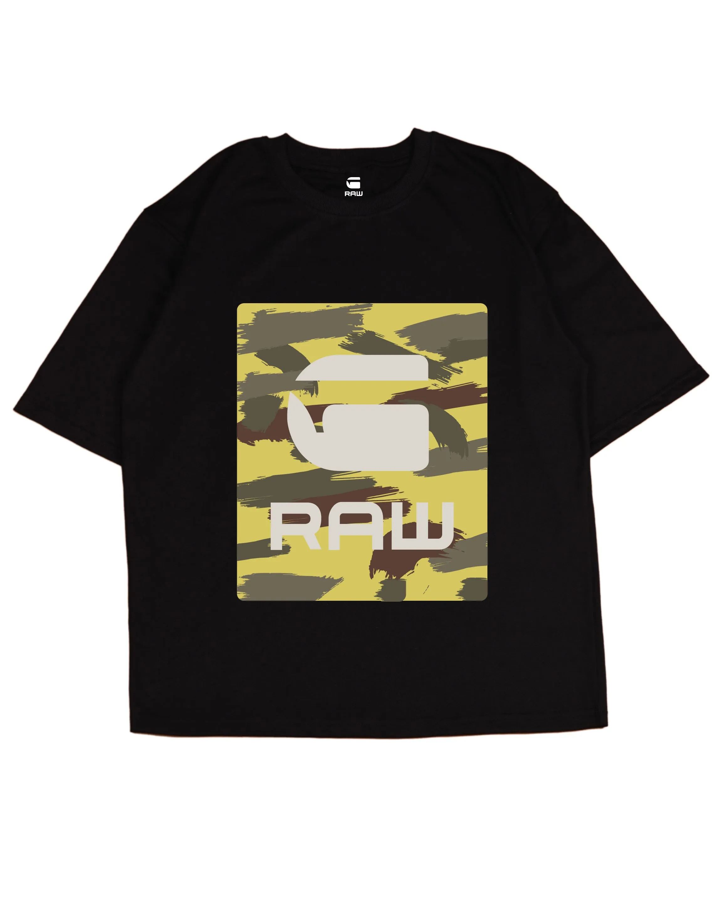 G-Star CAMO BOX GRAPHIC T-SHIRT BLACK