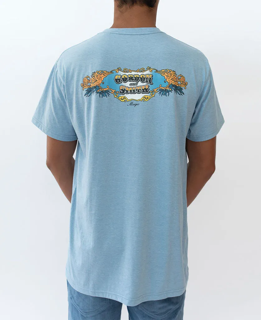 G&S Magic Tee | Sea Blue Marle