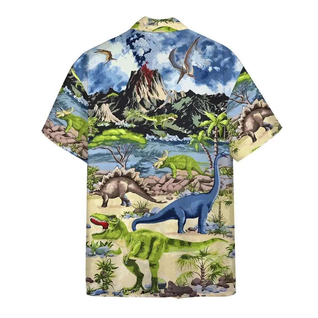 Gearhuman 3D Dinosaur Hawaii Shirt