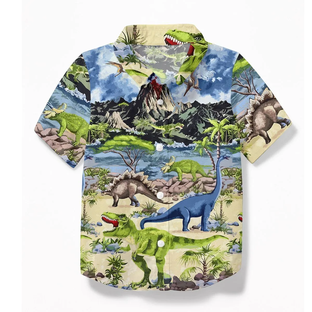 Gearhuman 3D Dinosaur Hawaii Shirt