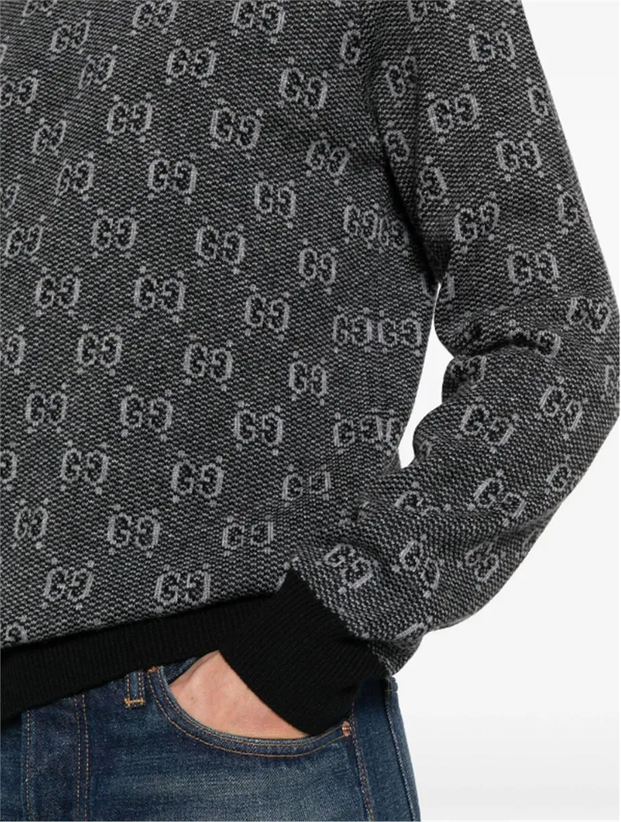 GG DAMIER-JACQUARD JUMPER