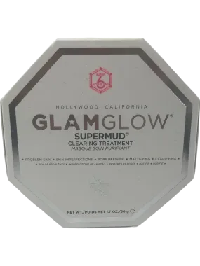 GlamGlow Supermud Clearing Treatment Mask Charcoal for Blemish-Prone Skin