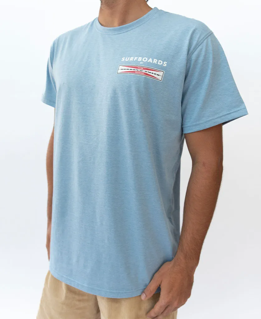 GS Corp Logo Tee | Sea Blue Marle