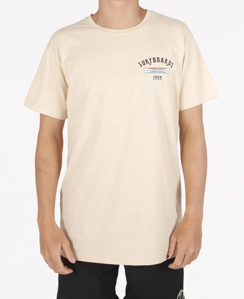 GS Surfboards Tee | Bleach Gold