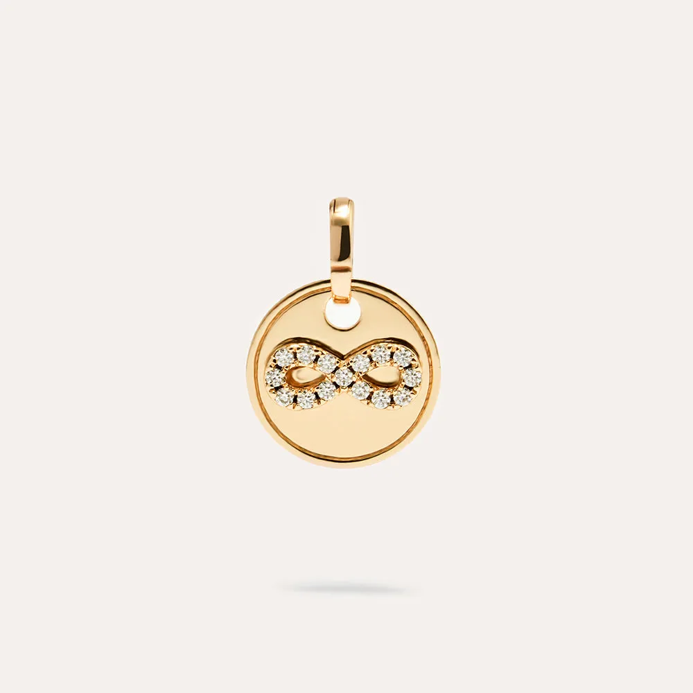 Infinite Pendant in 14kt Gold Over Sterling Silver