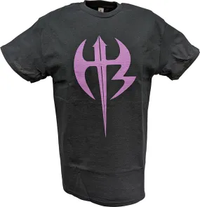 Jeff Matt Hardy Boyz Purple Logo WWE Mens T-shirt