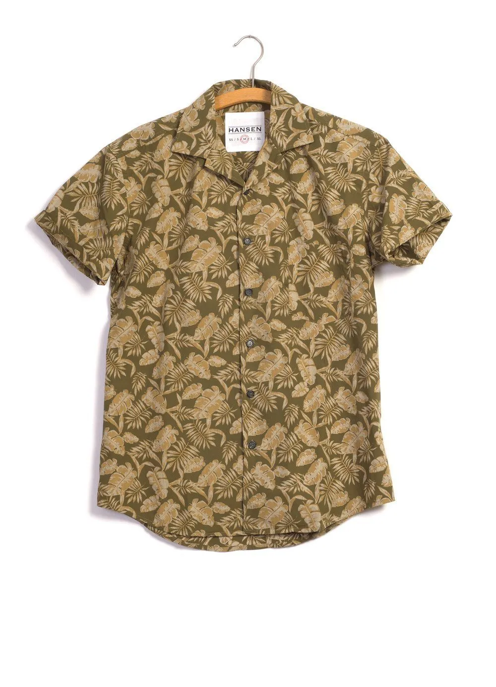 JONNY | Printed Short Sleeve Shirt | Khakiplant