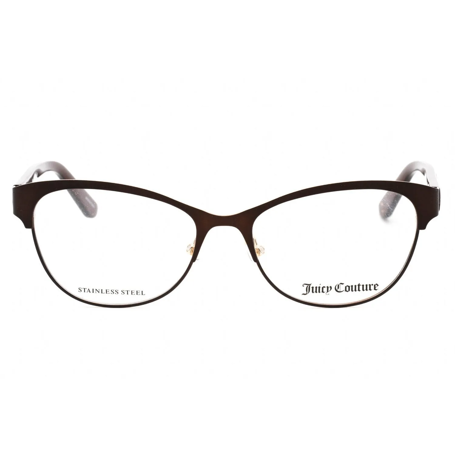 Juicy Couture JU 216/G Eyeglasses MATTE BROWN / Clear demo lens