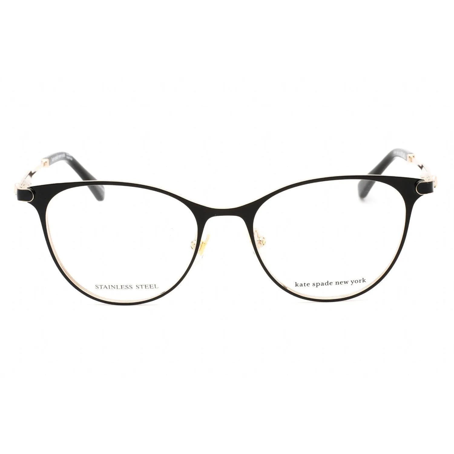 Kate Spade LIDA/G Eyeglasses GOLD BLACK / Clear demo lens