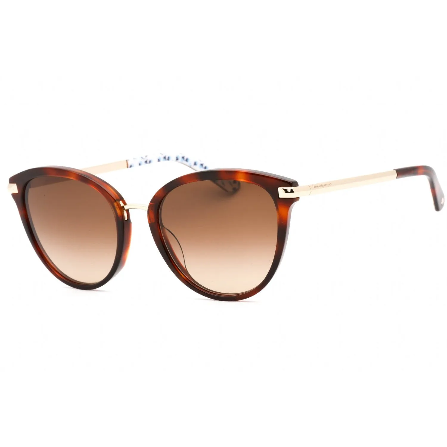 Kate Spade SAVONA/G/S Sunglasses HVPTTBLUE/BROWN SF Women's