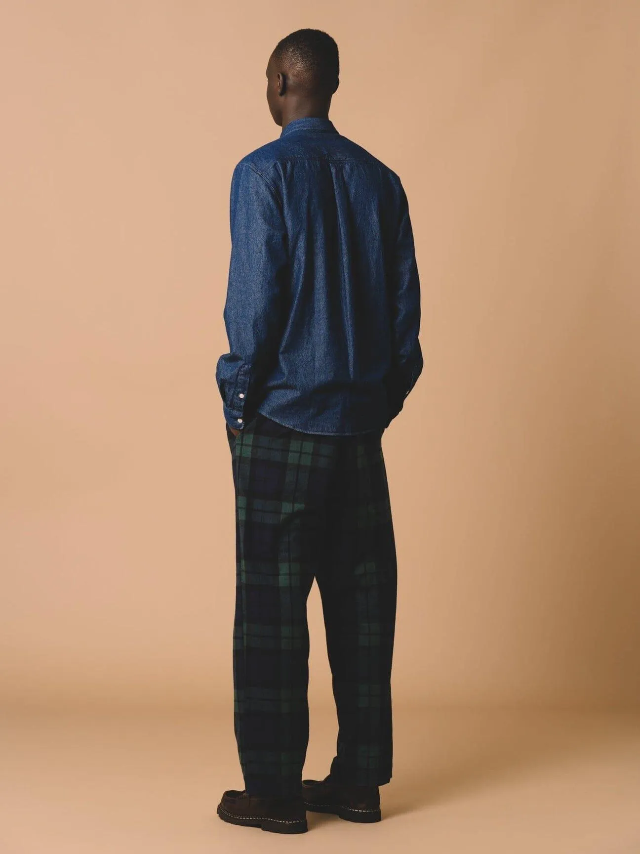 Kestin - Dirleton Shirt in Dark Denim