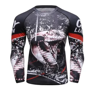 King Cobra Compression 'My Territory' Elite Long Sleeve Rashguard