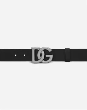 LEATHER BELT WITH DG LOGO