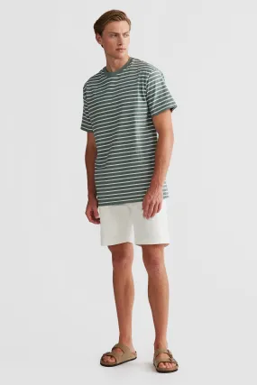 Louis Stripe T Shirt Sage