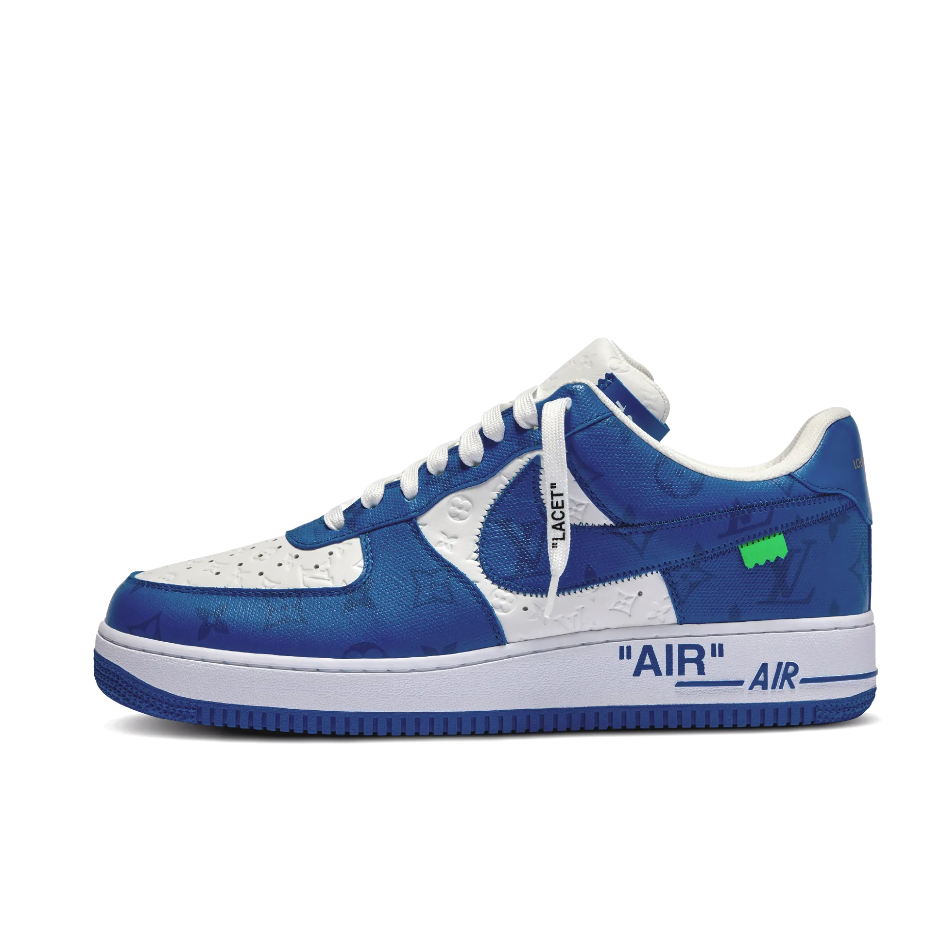 Louis Vuitton Nike Air Force 1 Low By Virgil Abloh White Royal