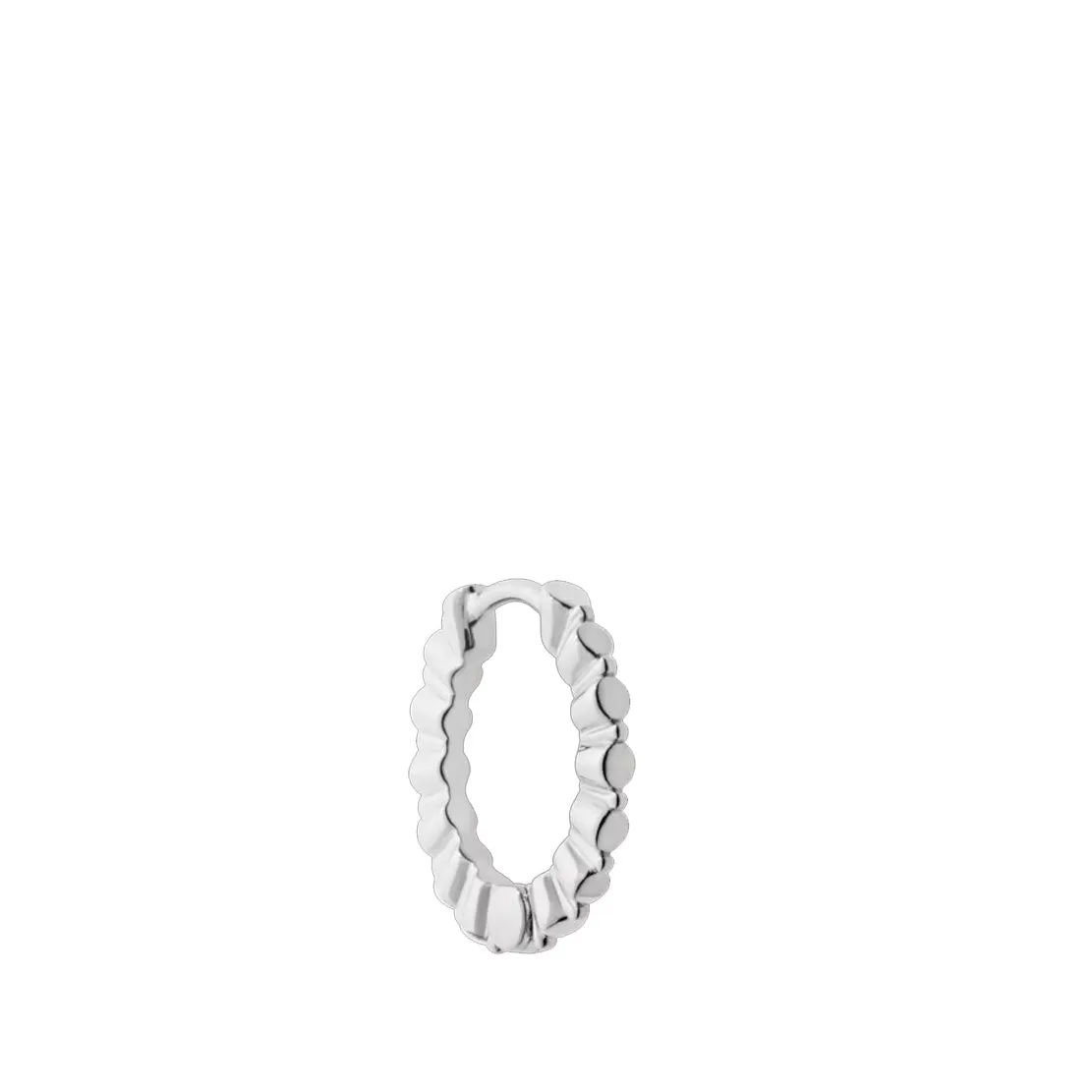 MBF True Romance Huggie 10, 14k White Gold