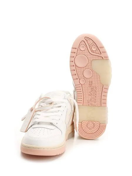 Off-white "out of office" sneakers white/pink