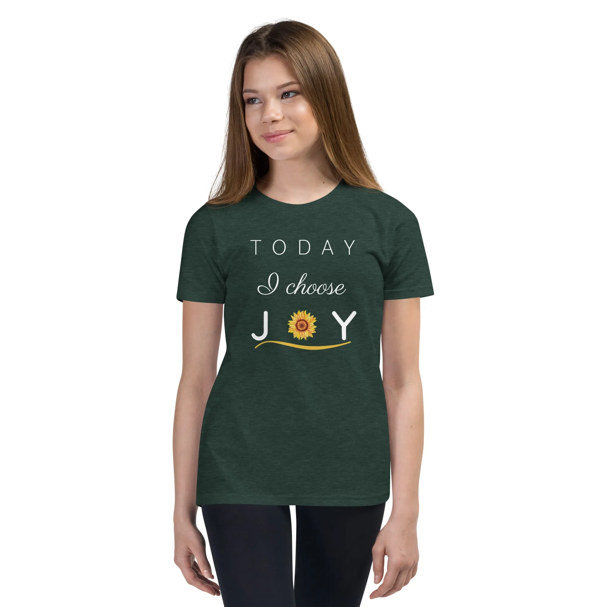 "Today I Choose Joy" Youth Short Sleeve T-Shirt - Several Colors Available