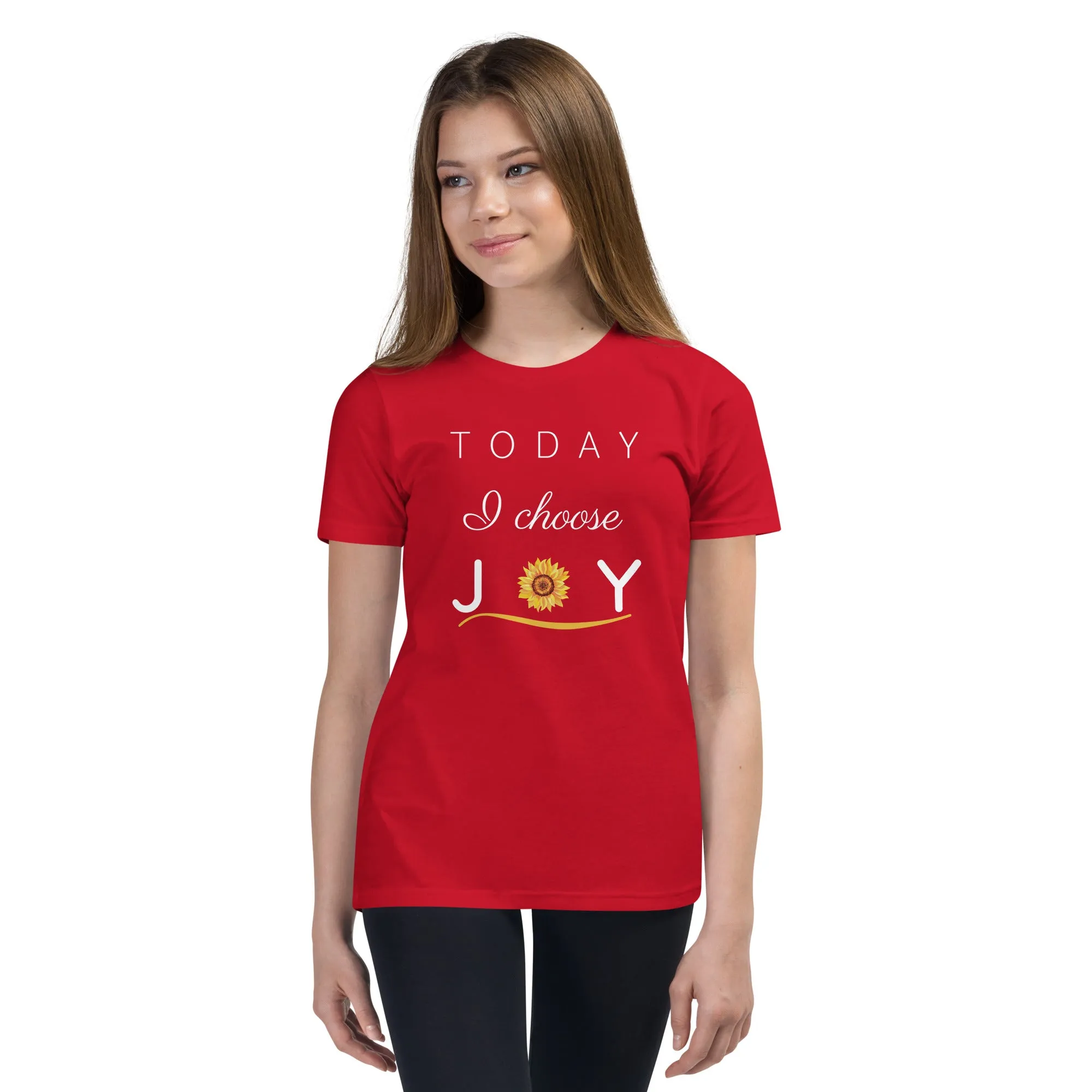 "Today I Choose Joy" Youth Short Sleeve T-Shirt - Several Colors Available