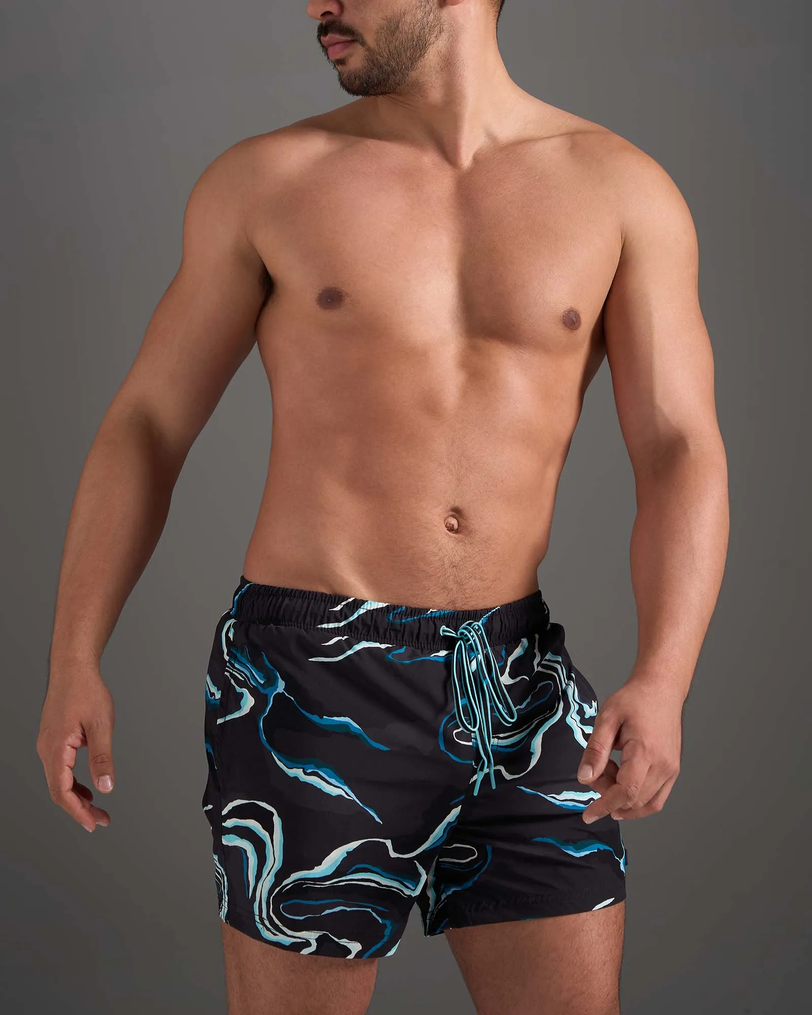 Resort Swim Short - Black Sand